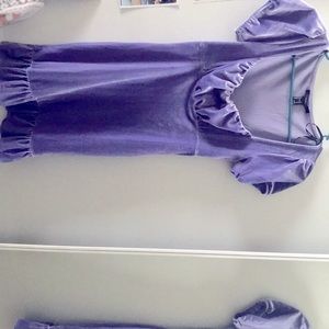Forever 21 purple velvet dress